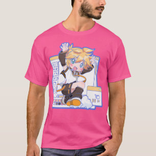 T-shirt Vocaloid Windows Blue Version Kagamine Len