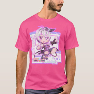 T-shirt Vocaloid Windows version rose Fleur Vflower