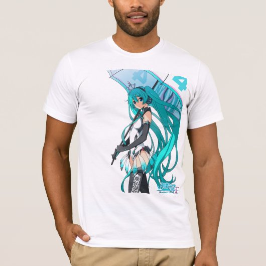 T-shirt Vocaloïde de course (Devant)