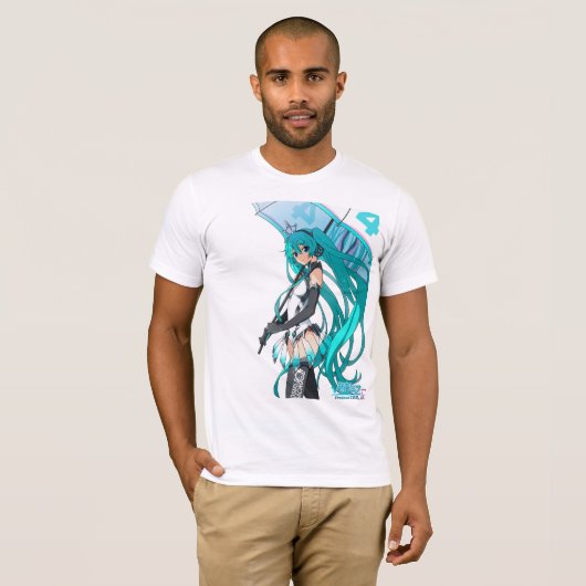 T-shirt Vocaloïde de course (Devant entier)