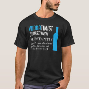 T-shirt Vodka Définition Vodka Boire