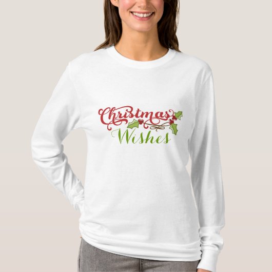 T-Shirt Vœux de Noël (Devant)