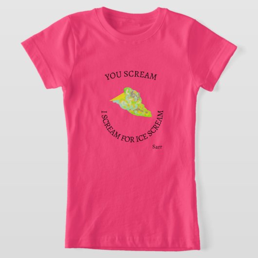 T-Shirt : Voeux Icecream (Poser)