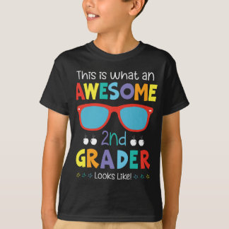T-shirt Voici à quoi ressemble un Awesome 2nd Grader !