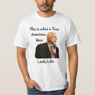T-shirt Voici à quoi ressemble un véritable héros américai