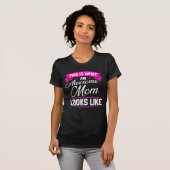 T-shirt Voici à quoi ressemble une maman géniale (Devant entier)