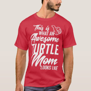 T-shirt Voici à quoi ressemble une maman tortue géniale 1