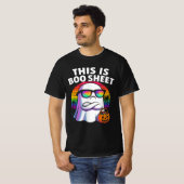 T-shirt Voici Bosheet Ghost Retro Halloween Costume Me (Devant entier)