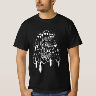 T-shirt Voici Bosheet Ghost Retro Halloween Costume Me