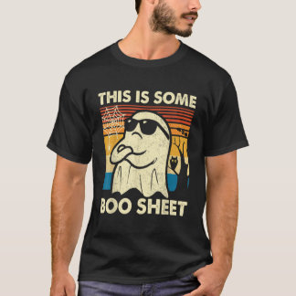 T-shirt Voici Bosheet Ghost Retro Halloween Costume Me