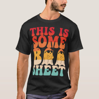T-shirt Voici Bosheet Ghost Retro Halloween Costume Me