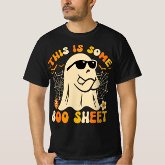 T-shirt Voici Bosheet Ghost Retro Halloween Costume Me