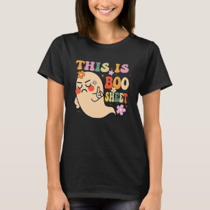 T-shirt Voici Bosheet Ghost Super Floral Halloween Co