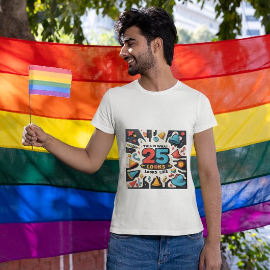 T-shirt Voici Ce Que 25 Ressemblent À Des Formes Amusantes