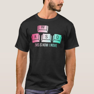 T-shirt Voici Comment Je Déplace Clavier Clé Ordinateur Di