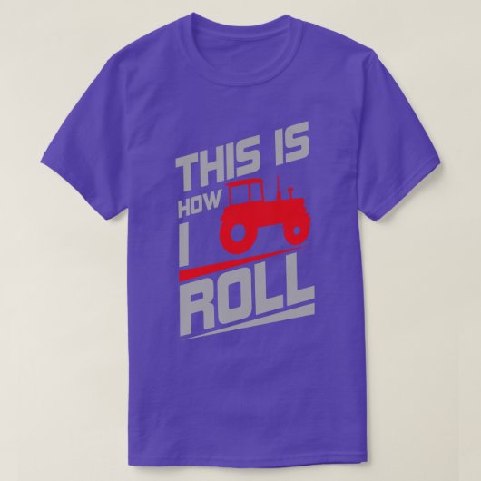 T-shirt Voici comment je roule (Design devant)