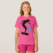 T-shirt Voici comment je roule, Skateboarders (Devant entier)