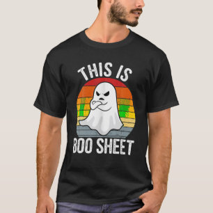 T-shirt Voici La Feuille De Boite Drôle Costume Fantôme Fe