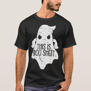 T-shirt Voici La Feuille De Boite Lazy Costume Halloween D