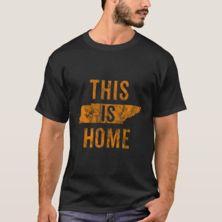 T-shirt Voici La Maison Tennessee State Orange Fier Fan