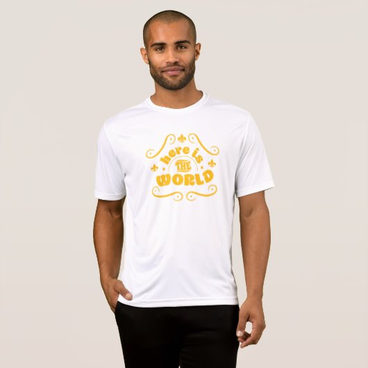 T-shirt Voici le monde (Devant entier)