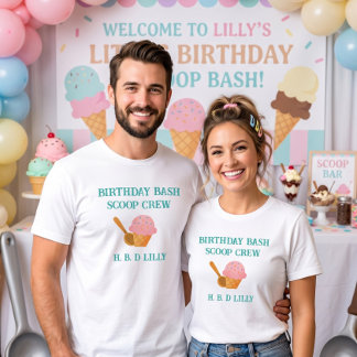 T-shirt Voici le scoop Parents d'anniversaire viral esthét