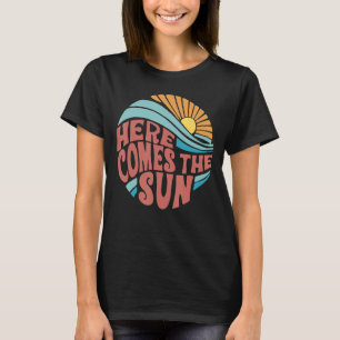 T-shirt Voici Le Soleil Retro Summer Vibe Family Beach