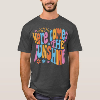 T-shirt Voici Le Sunshine Fun Happy Sun Summer T-Shi