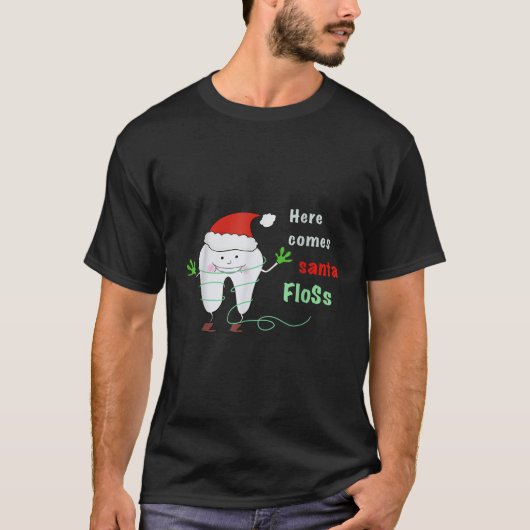 T-shirt Voici les FloSs père Noël (Devant)