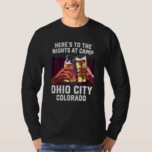 T-shirt Voici Les Nuits Au Camp Ohio City Camping Colo