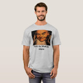 T-shirt Voici l'imbécile y… (Devant entier)