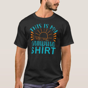 T-shirt Voici ma chemise de camping