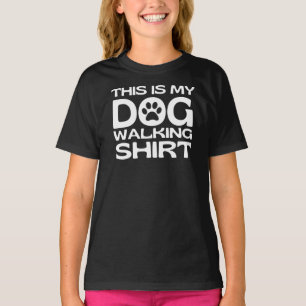 T-shirt Voici Ma Chemise De Marche De Chien