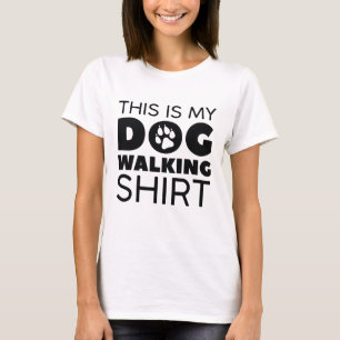 T-shirt Voici Ma Chemise De Marche De Chien