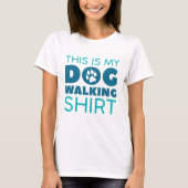 T-shirt Voici Ma Chemise De Marche De Chien (Devant)