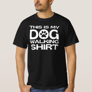 T-shirt Voici Ma Chemise De Marche De Chien