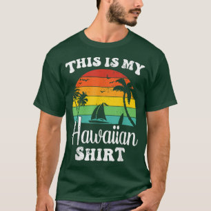 T-shirt Voici ma chemise hawaïenne Aloha Hawaii pour les h