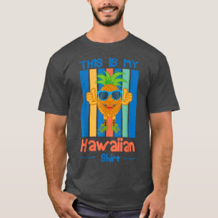 T-shirt Voici ma chemise hawaïenne Pineappy Thumbs Up X2