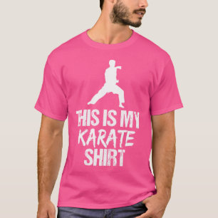T-shirt Voici Ma Chemise Karaté - Drôle Cadeau Karate