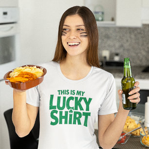 T-shirt Voici ma chemise porte-bonheur St. Patrick's Day e