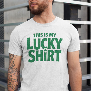 T-shirt Voici ma chemise porte-bonheur St. Patrick's Day e