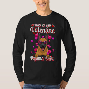 T-shirt Voici Ma Chemise Saint Valentin Pajama Belge Malin