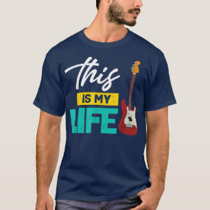T-shirt Voici Ma LifeGuitar 2962
