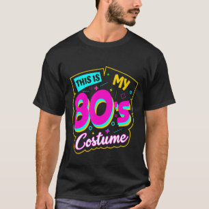 T-shirt Voici mes 80's Costume tenue Retro Party Hommes fe