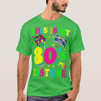 T-shirt Voici mes 80s Costume vêtements cadeaux 80 Retro