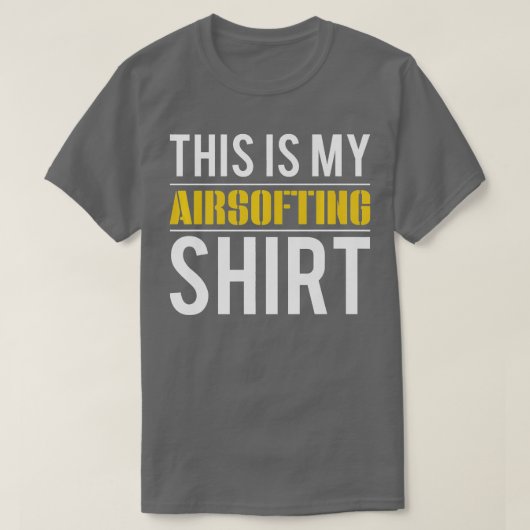 T-shirt Voici Mon Airsofting 1 (Design devant)