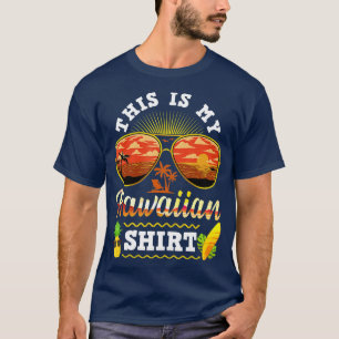 T-shirt Voici Mon Aloha Hawaii Beach Summer Vac