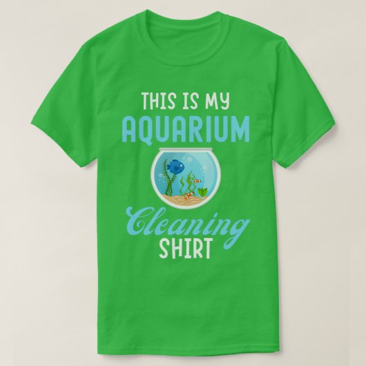 T-shirt Voici Mon Aquarium Nettoyant Drôle Poisson Amoureu (Design devant)