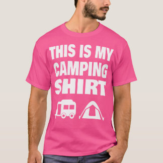 T-shirt Voici Mon Camping
