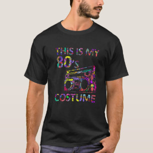 T-shirt Voici Mon Costume 80S Cassette De Fête 80S Retro V